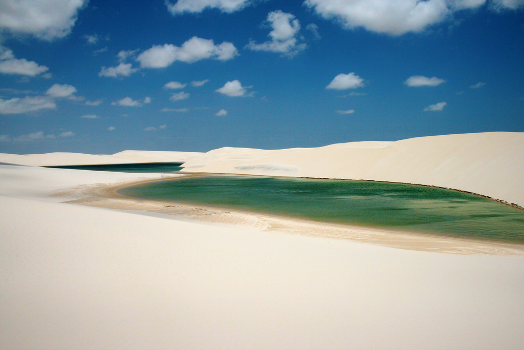 Lencois Marhenses National Park in Brazil.