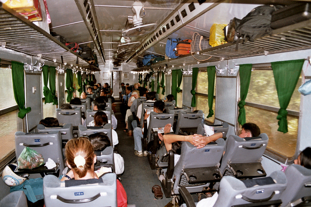 train-travel-vietnam Vietnam's air-conditioned trains are safe, comfortable & inexpensive, the ideal way for independent travellers to get around and see Vietnam at ground level. The train journeys are a genuine Vietnamese experience in themselves, an integral part of your visit to Vietnam.