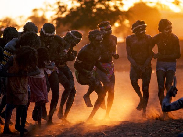 Aboriginal dancers in Australia. Photo credit © Penny Tweedie.