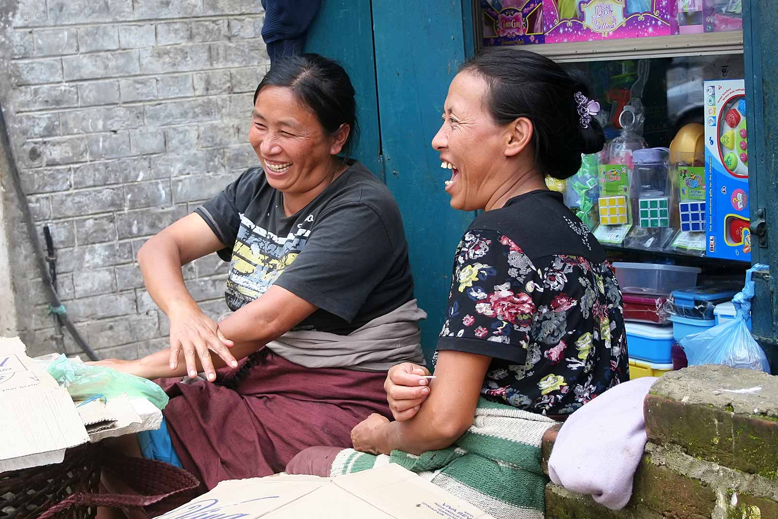 These market women really seemed to enjoy themselves ;)