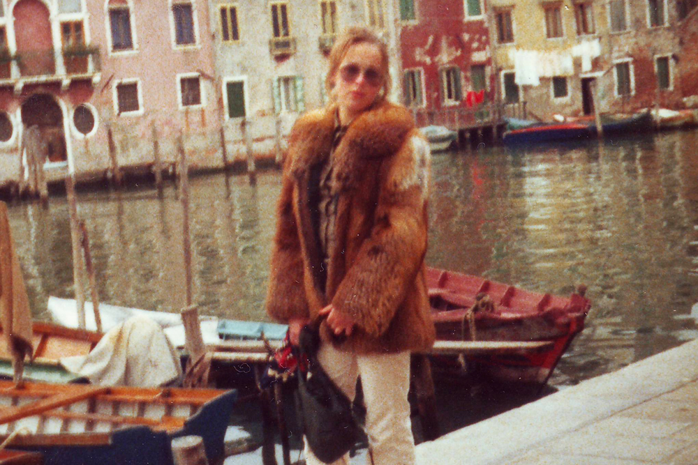 Travelling in the 70s (this was in Venice, Italy).