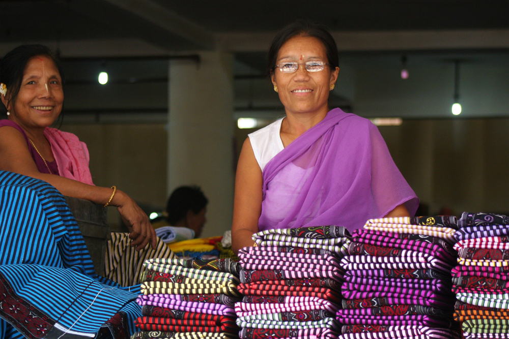 Women are the "rulers" of the markets in Imphal.