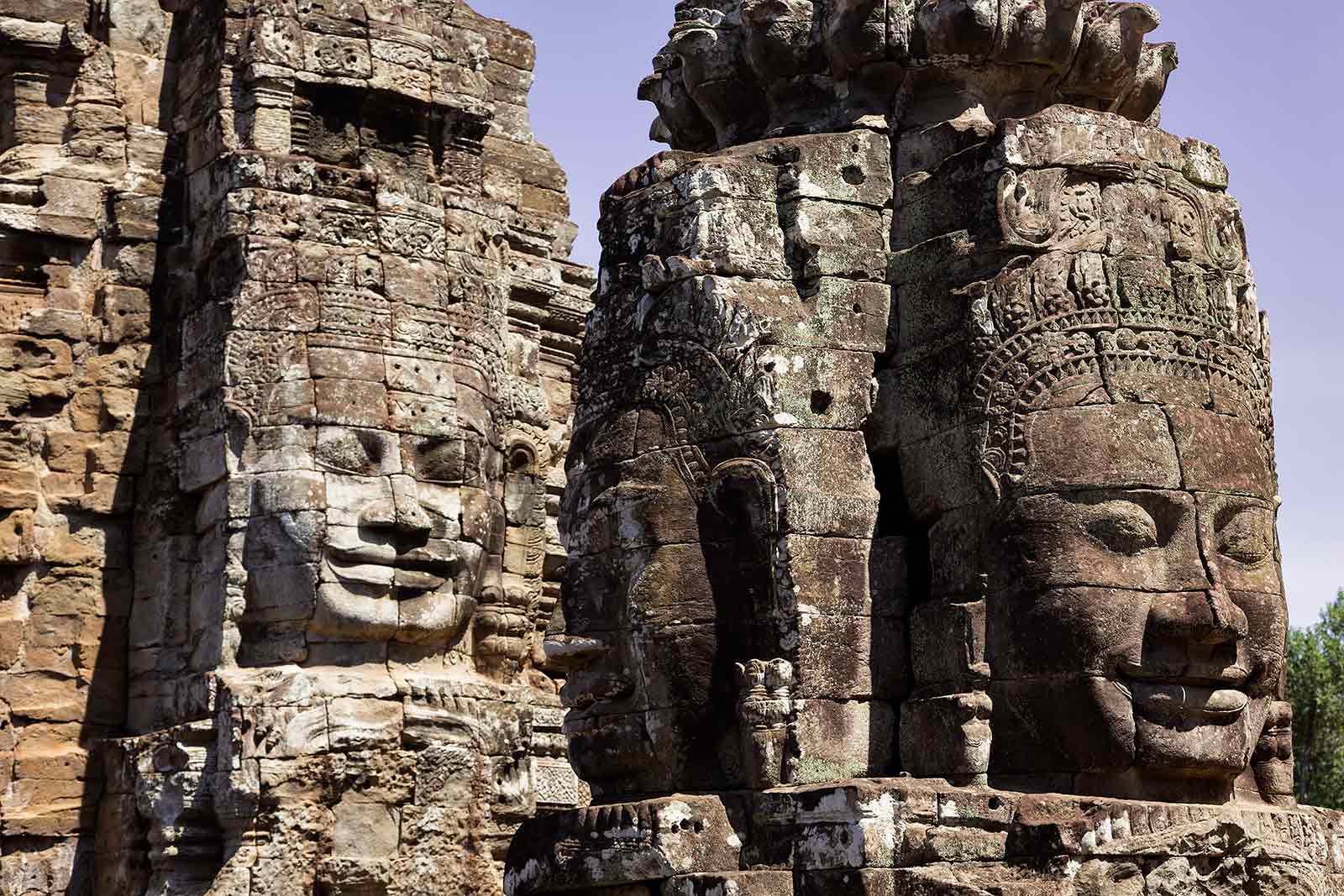 face-angkor-wat-cambodia One of the faces at Bayon temple.