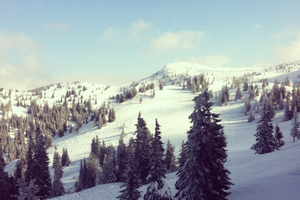 winter-landscape-hochkar Glorious weather conditions up on the mountain.