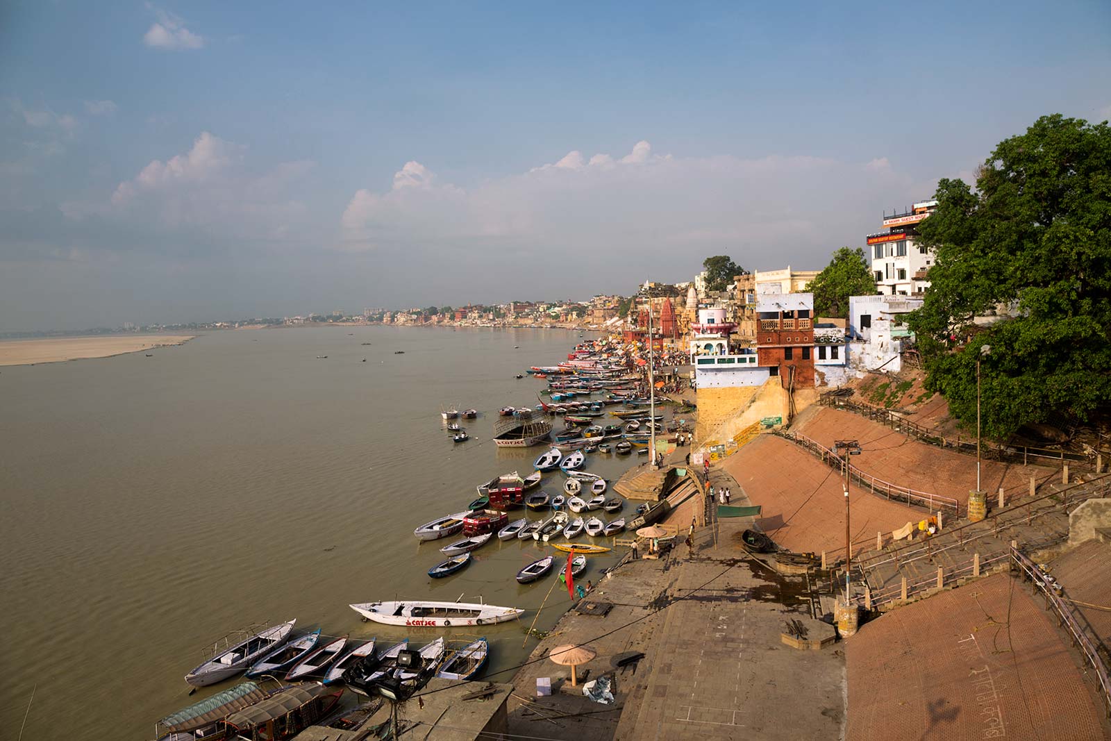 Alka Hotel offers one of the most spectacular views of Varanasi's skyline.