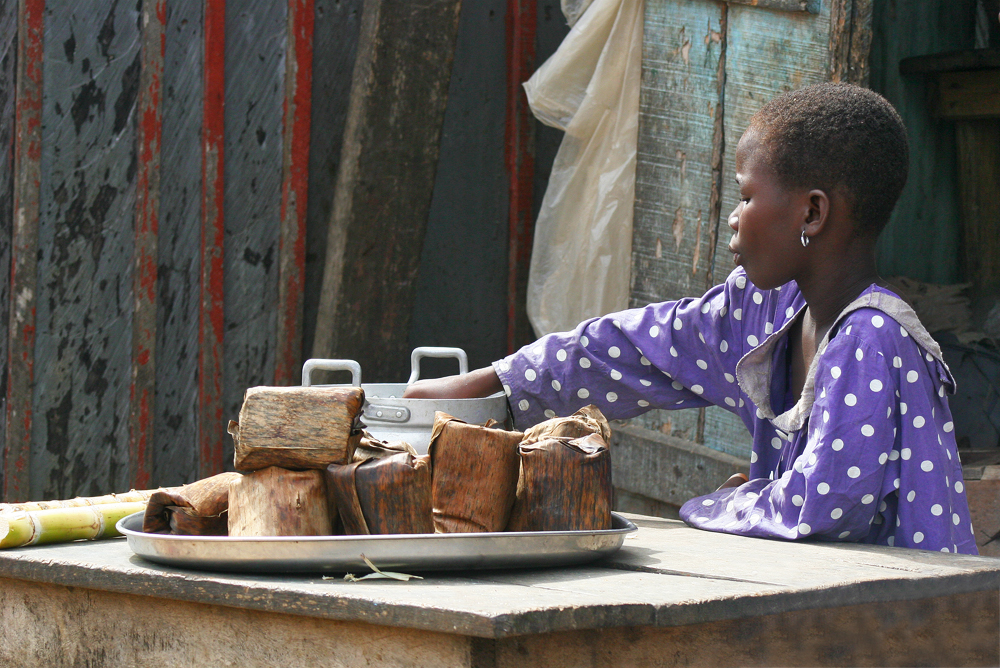 Market life in Accra, Ghana.