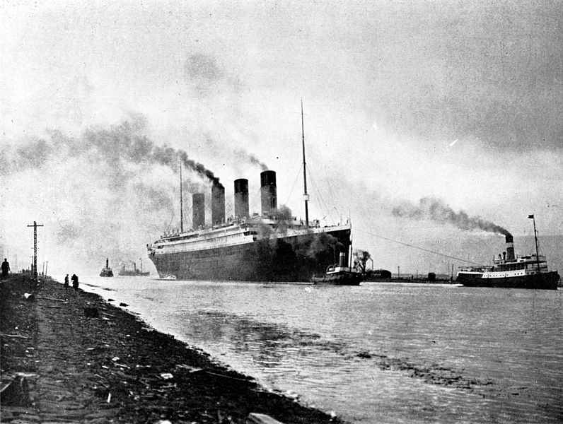 The Titanic in Southampton (Photo credit: Wikimedia Commons).