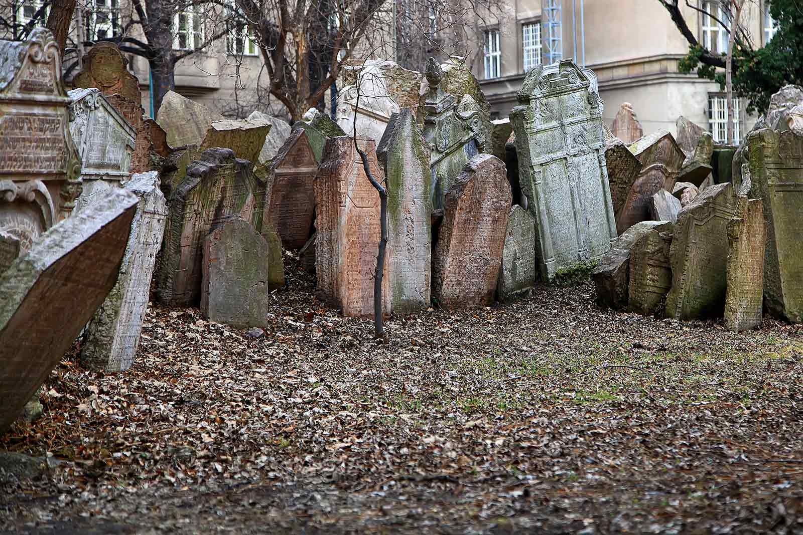 Jewish Cemetery in Prague, Czech Republic.