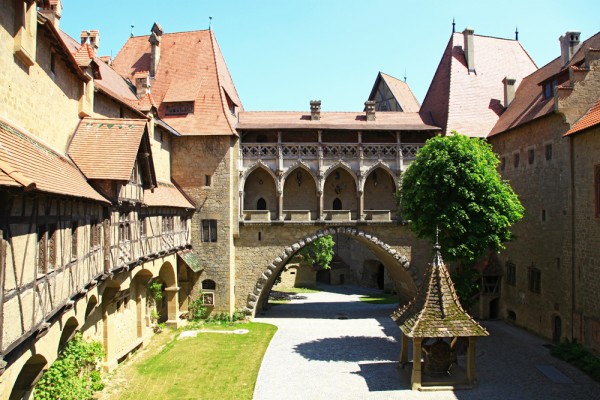 burg-kreuzenstein-vienna-austria-2 The inside of Burg Kreuzenstein is just as beautiful as the outside.