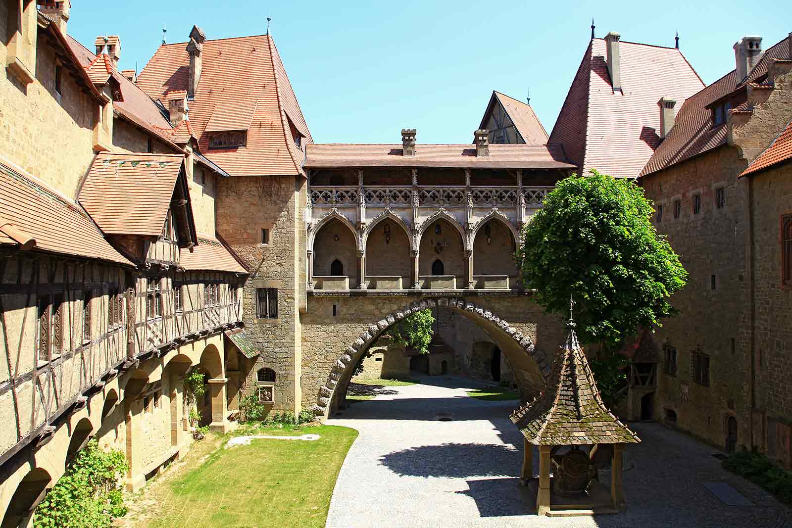 burg-kreuzenstein-vienna-austria-2 The inside of Burg Kreuzenstein is just as beautiful as the outside.