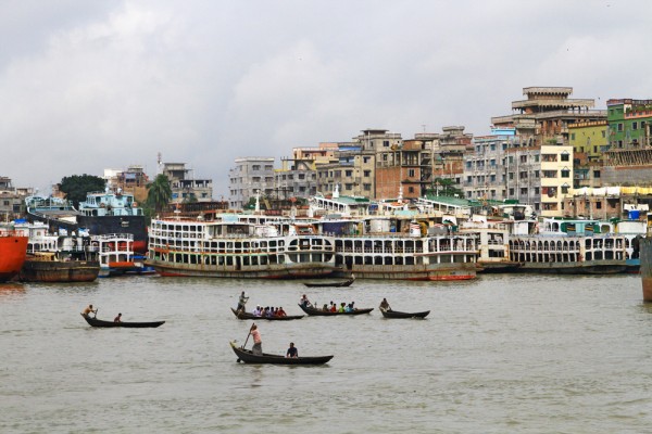 bangladesh-sadarghat-harbour-dhaka Sadarghata harbour in Dhaka, Bangladesh.