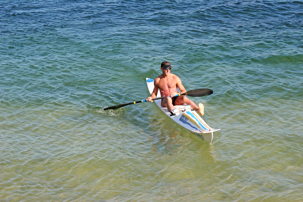 Enjoying a sunny day in the ocean near Bondi beach, Sydney.