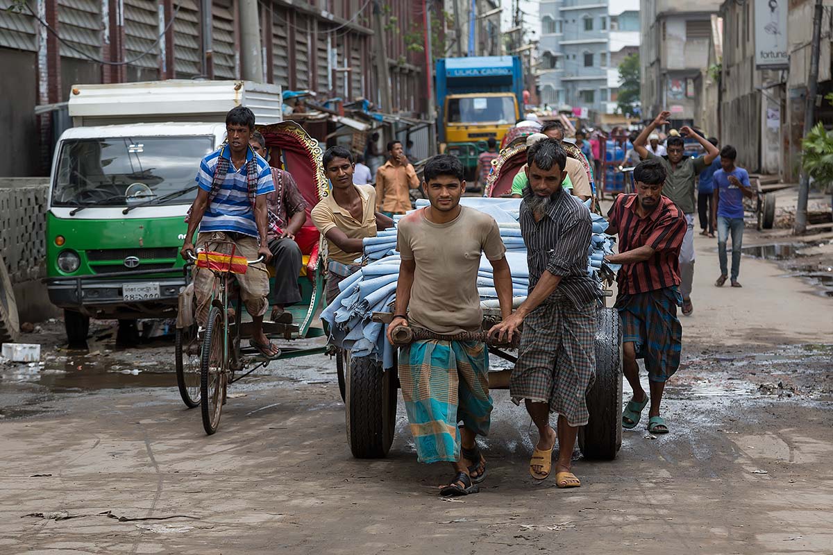 Each year 14 million raw hides are processed into leather in Bangladesh - the leather is then exported to top fashion labels in dozens of countries around the world.  The country is a major supplier of leather to Europe, with Italy being the largest importer of Bangladeshi leather.