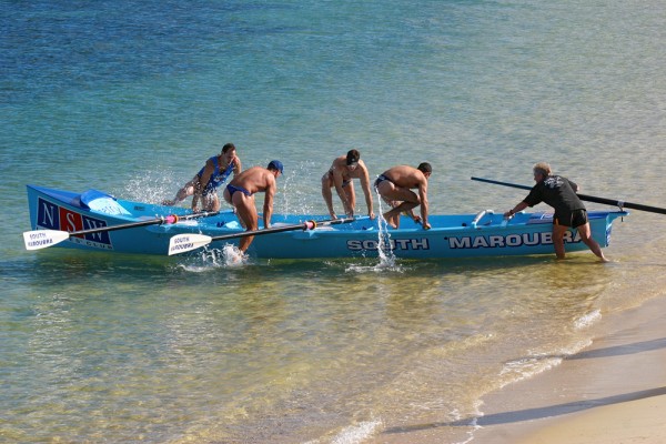 maroubra-beach-sydney-lifeguards Lifeguards in Maroubra, Sydney.