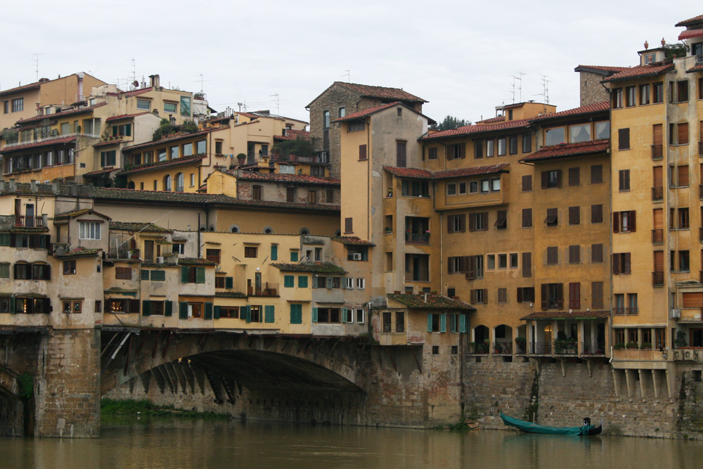 Ponte Vecciho bridge in Florence, Italy.