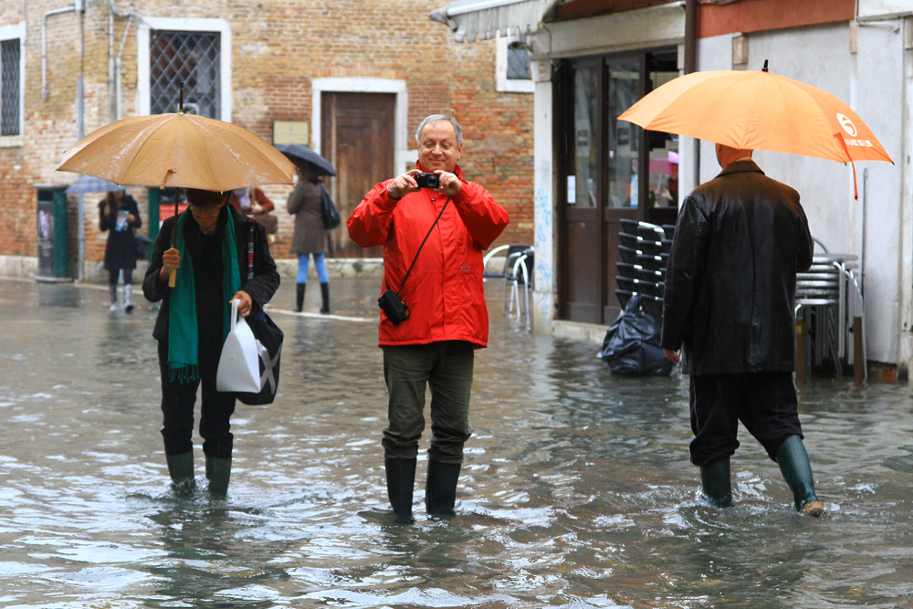 Uncle Chrisi enjoyed the trip to Venice, Italy.