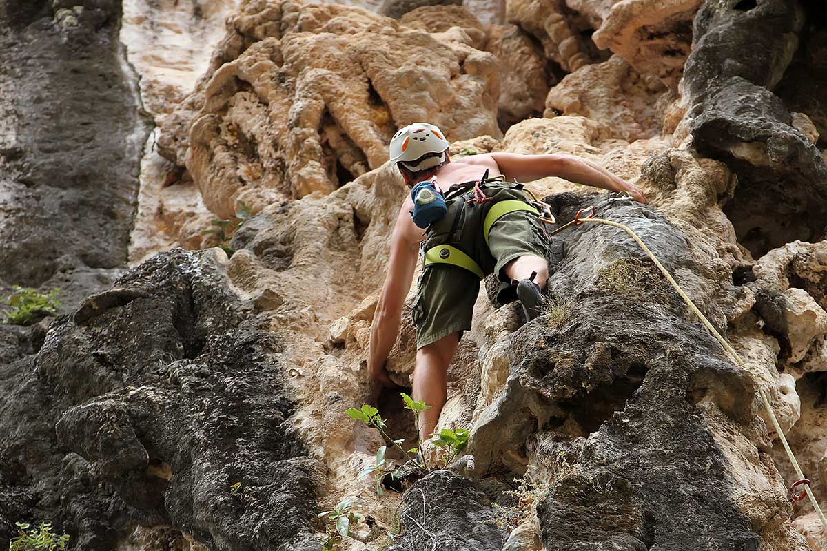 climber-laos-Thakhek-1 Laos is a real climbers paradise.