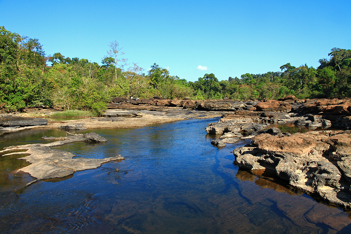 The landscape near Thakhek, Laos.