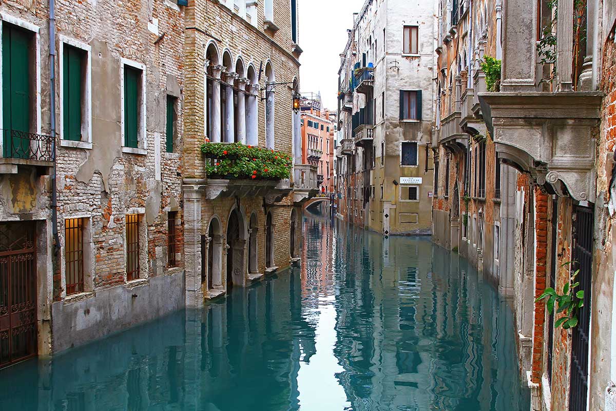 The canals in Venice are simply breathtaking.