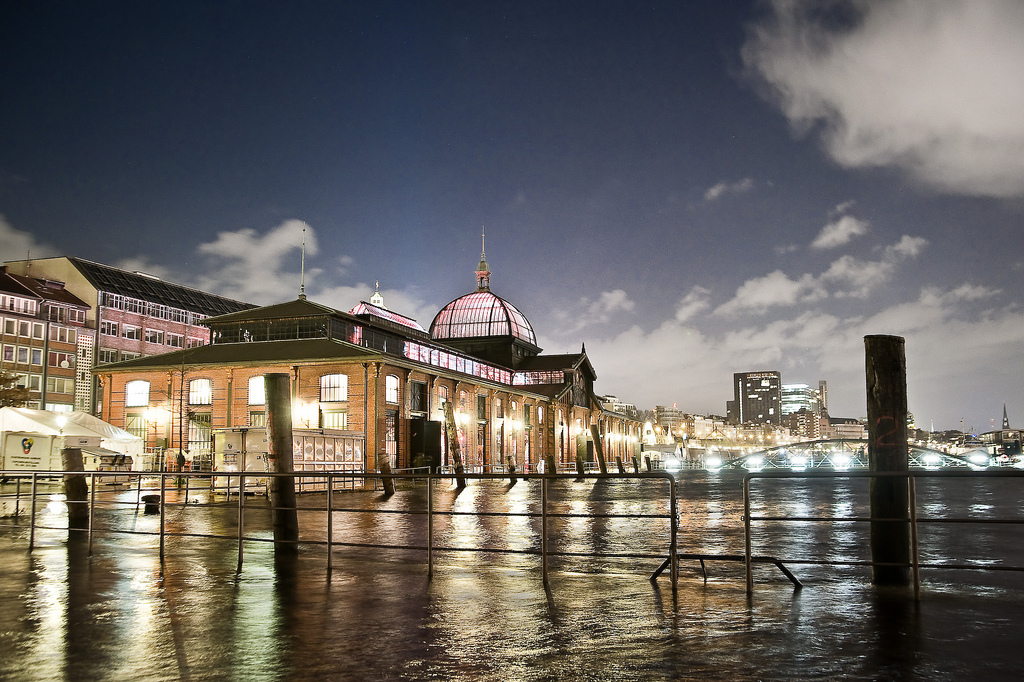 The Fischmarkt in Hamburg, German. Photo credid by flickr member Jan I.