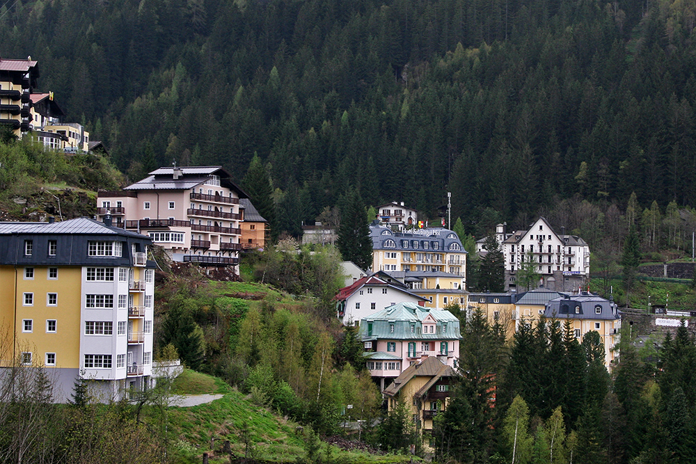 Bad Gastein in Salzburg, Austria.