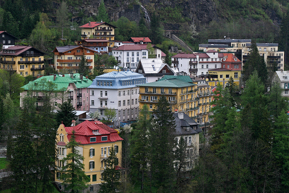 Bad Gastein in Salzburg, Austria.