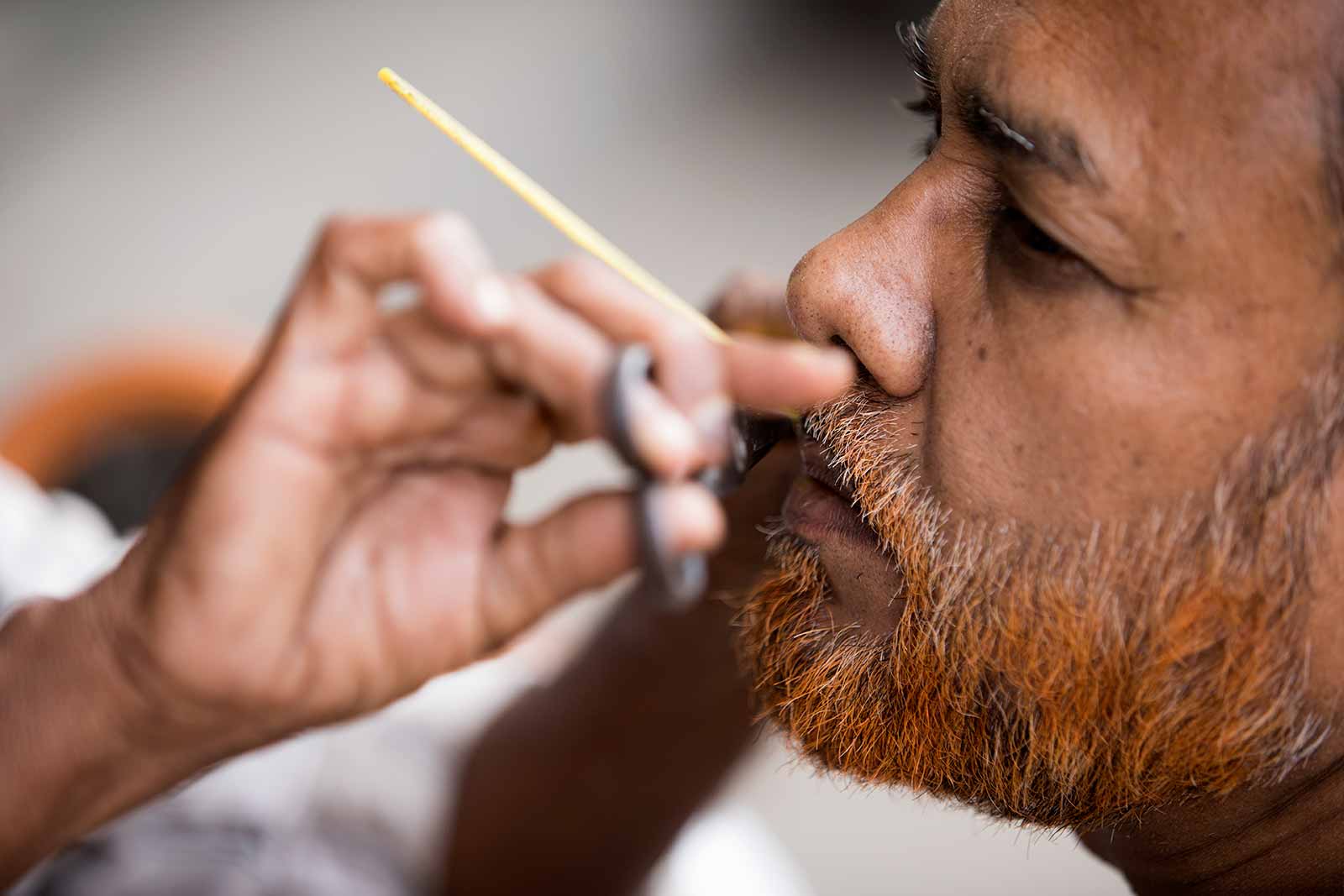 Local barbers can be found in any city or village in India, Varanasi is no exception.