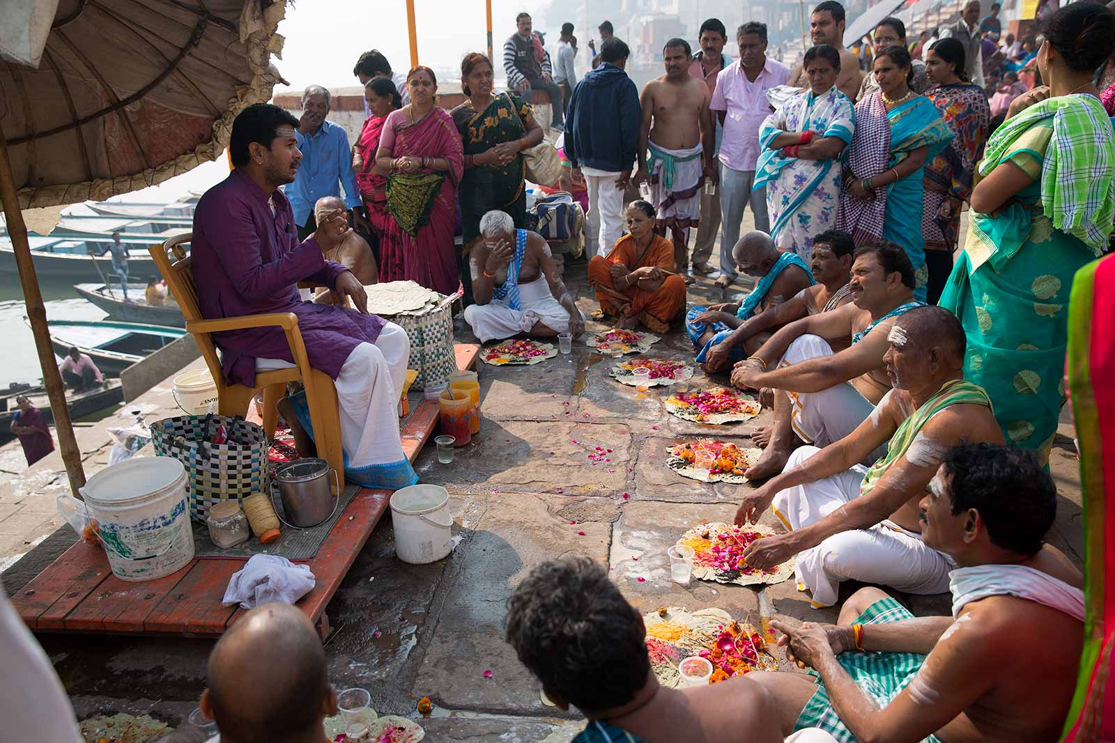 A simple stroll along the Ghats in Varanasi will give you hundreds of wonderful photo opportunities.