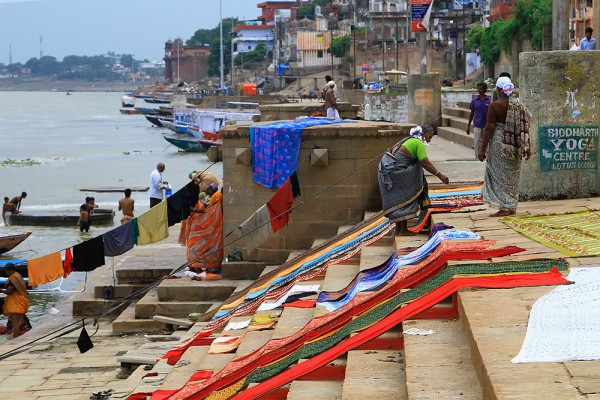 Taking a stroll along the Ghats in Varanasi, India. Taking a stroll along the Ghats in Varanasi, India.