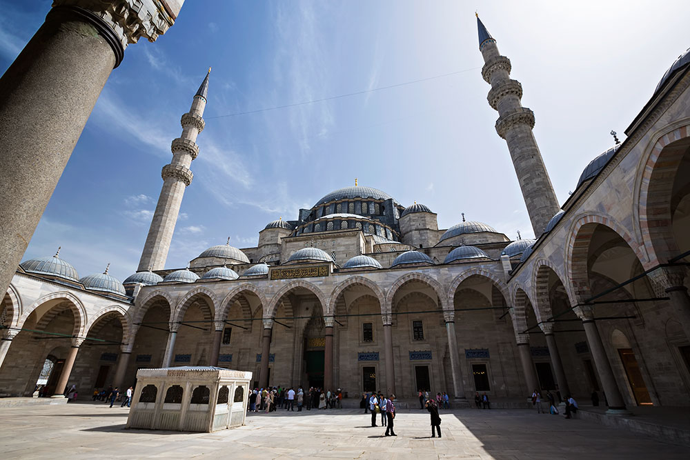 Süleymaniye Mosque in Istanbul, Turkey.