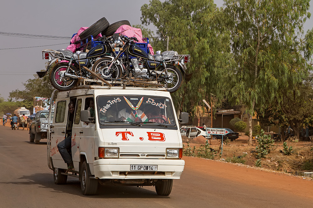 Another bush taxi in Burkina Faso.