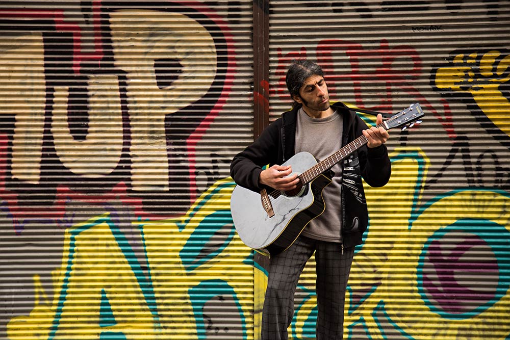 Street Art in the Galata Quarter in Istanbul, Turkey.