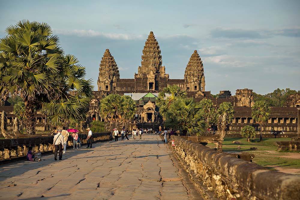 The main temple Angkor Wat in Cambodia. The main temple Angkor Wat in Cambodia.