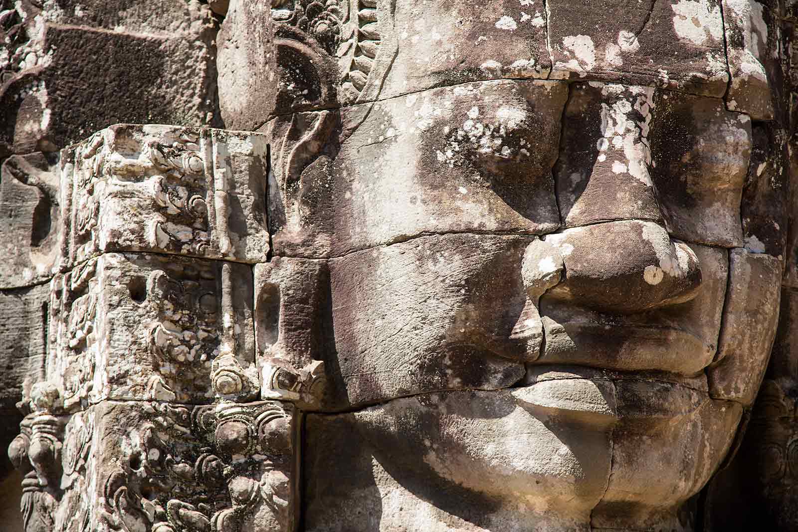 Bayon temple in Angkor Wat, Cambodia.