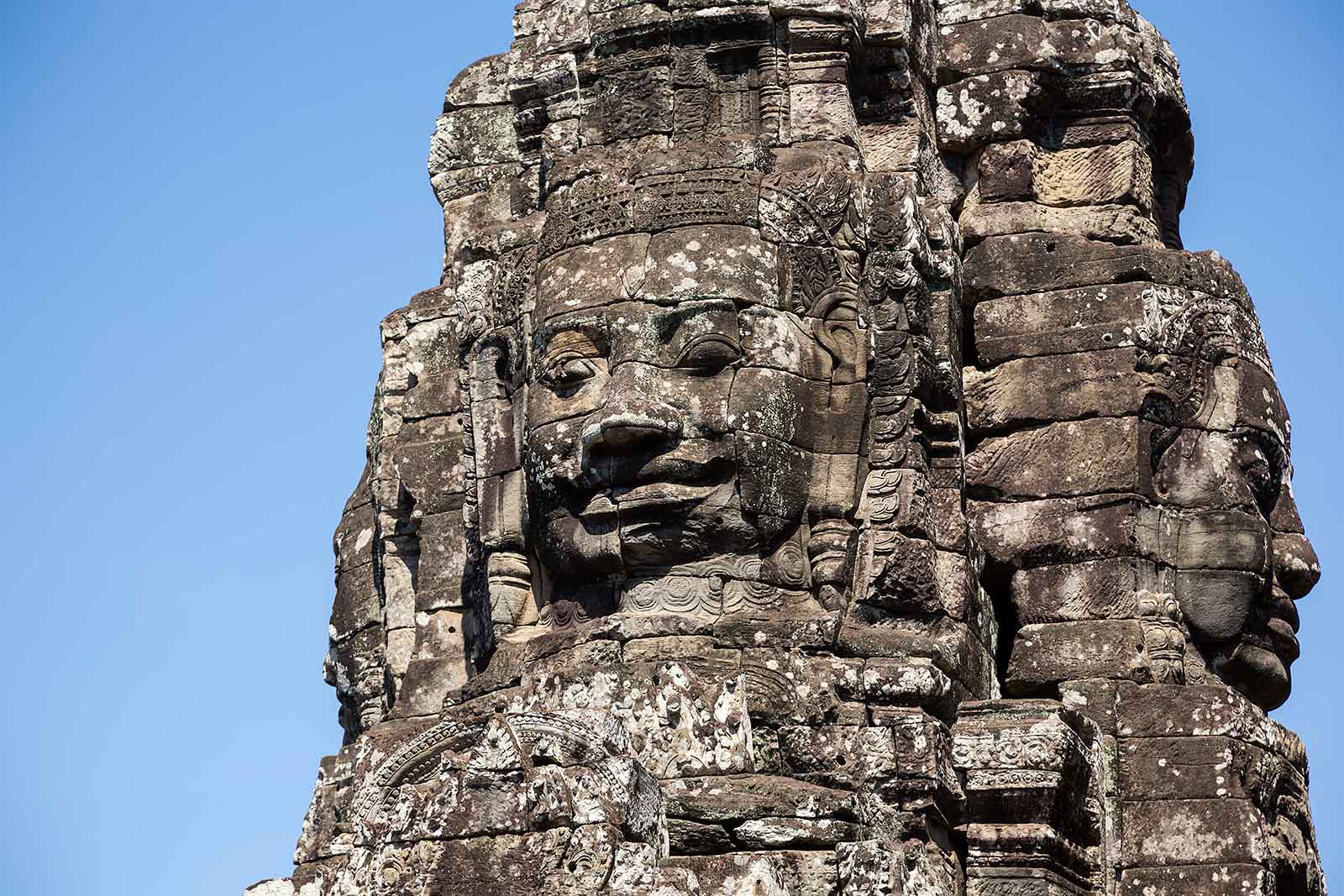 Bayon temple in Angkor Wat, Cambodia.