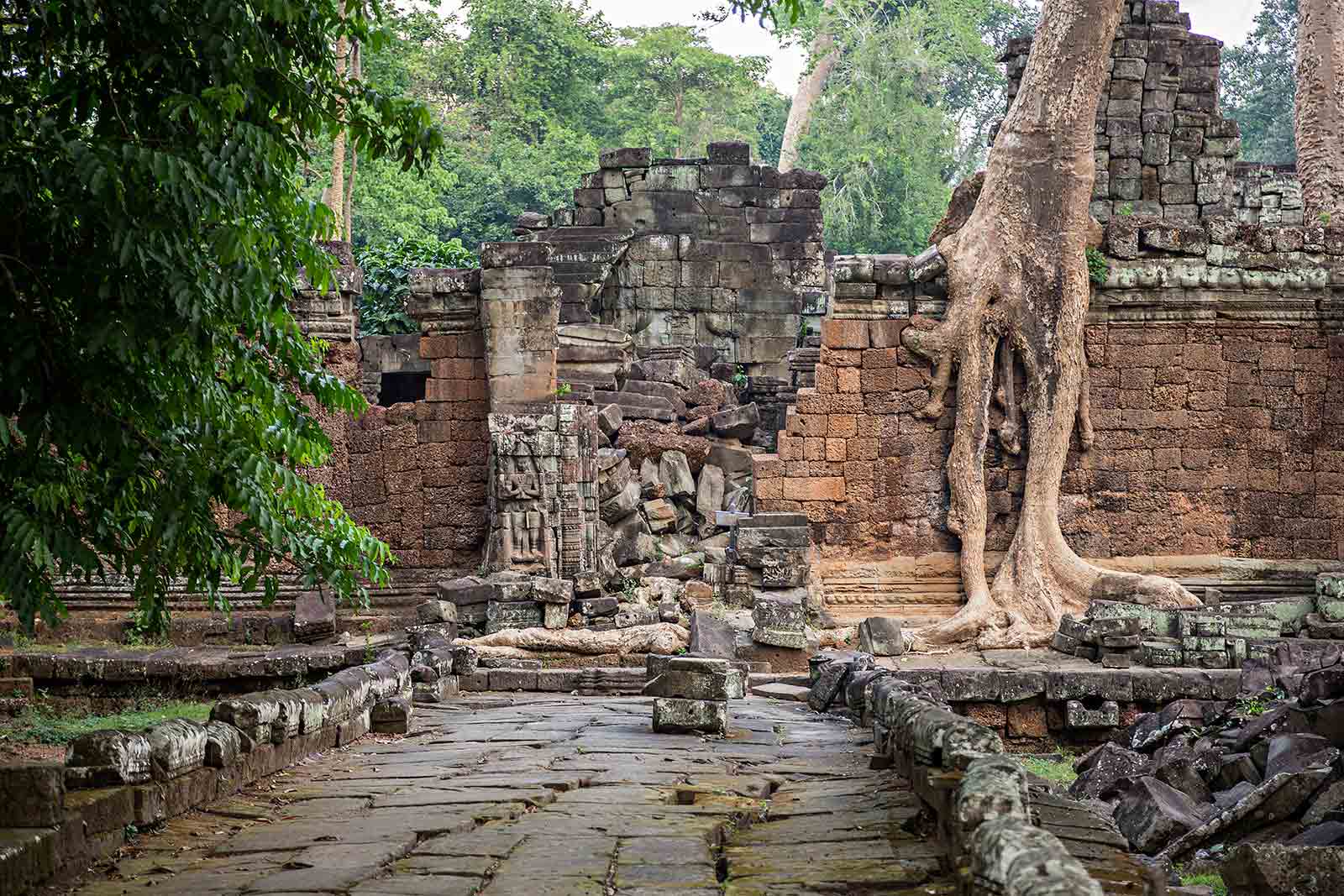Preah Khan temple in Angkor Wat, Cambodia.