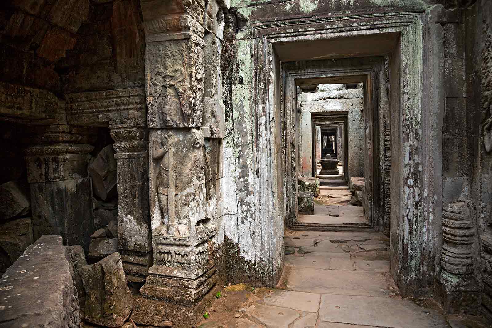 Preah Khan temple in Angkor Wat, Cambodia.