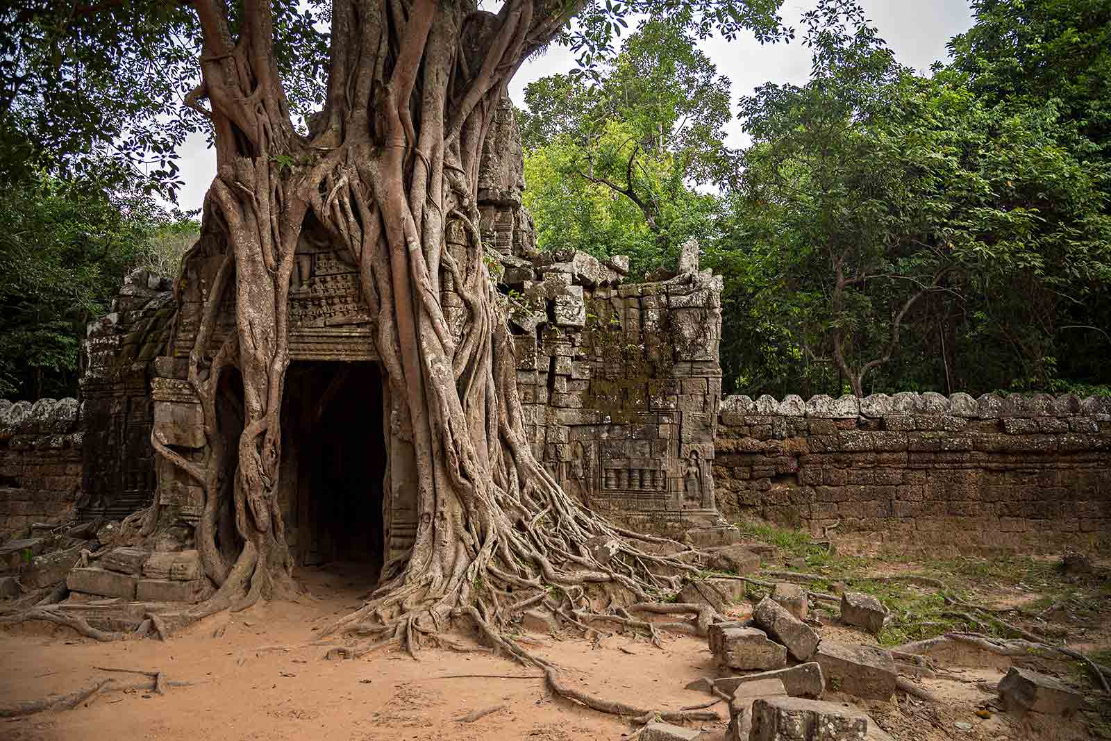 Ta Som temple in Angkor Wat, Cambodia.^