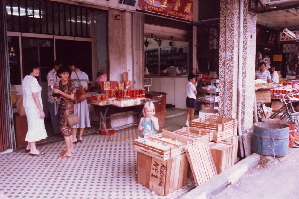 At a market in Bangkok.