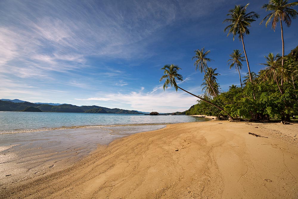 Cubadak Paradiso Village Beach Resort in West Sumatra, Indonesia. 