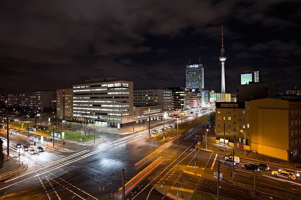 Alexanderplatz with its famous TV Tower, Berlin