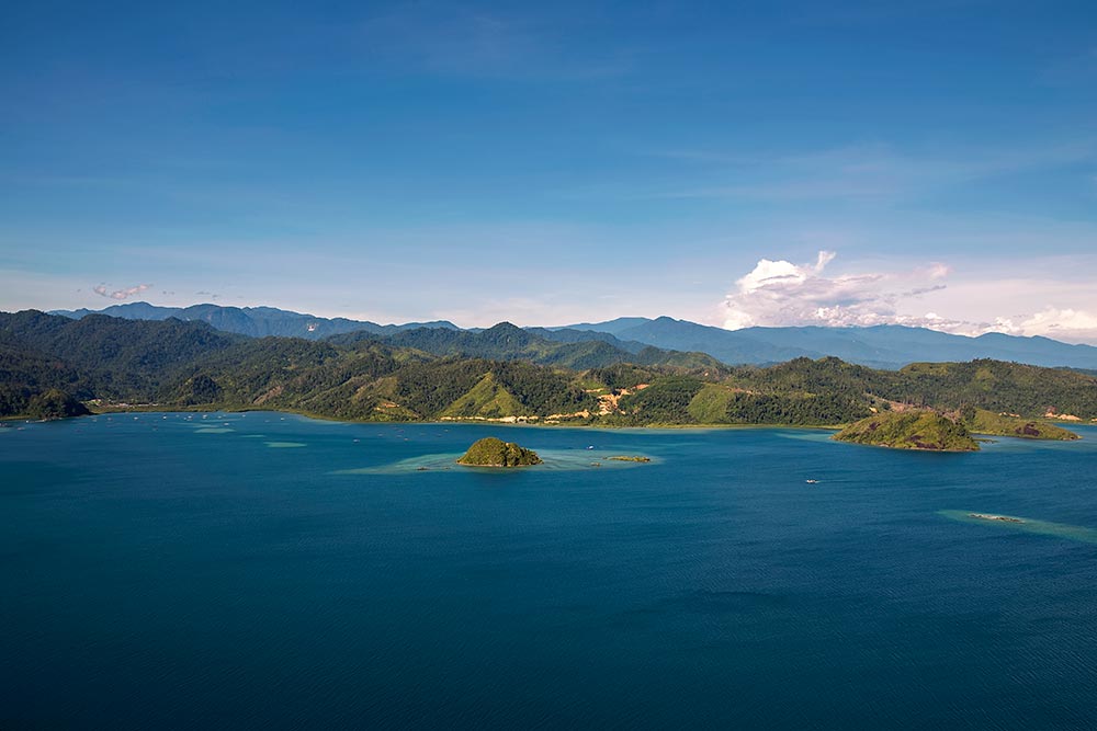 Cubadak Paradiso Village Beach Resort in West Sumatra, Indonesia. 