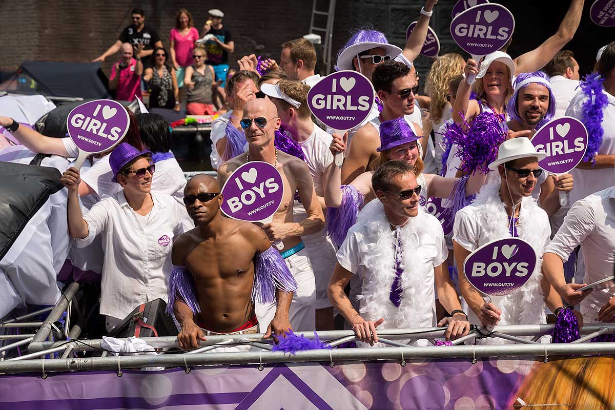 The Amsterdam Pride Parade is fun for everyone - gay and non-gay.