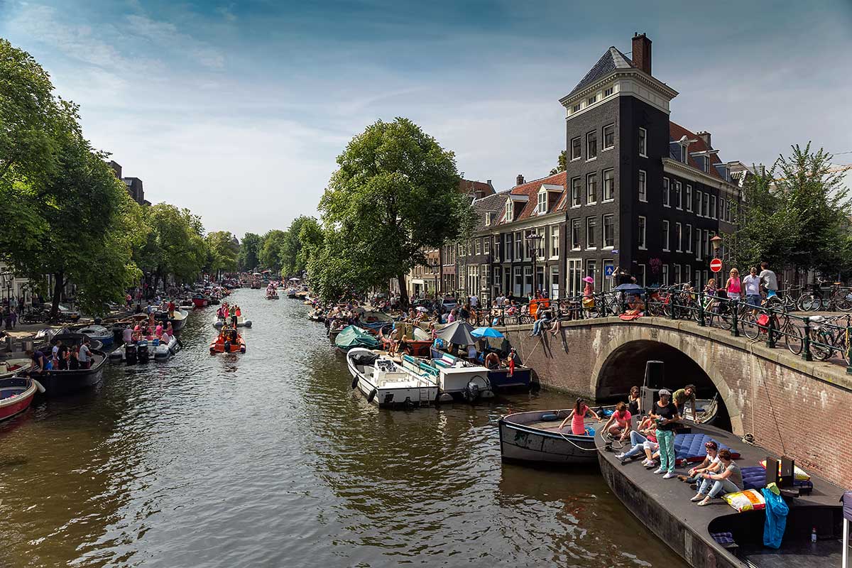 About 500.000 people from around the world attended the multicoloured beats-fuelled Pride Parade in historically tolerant Amsterdam.