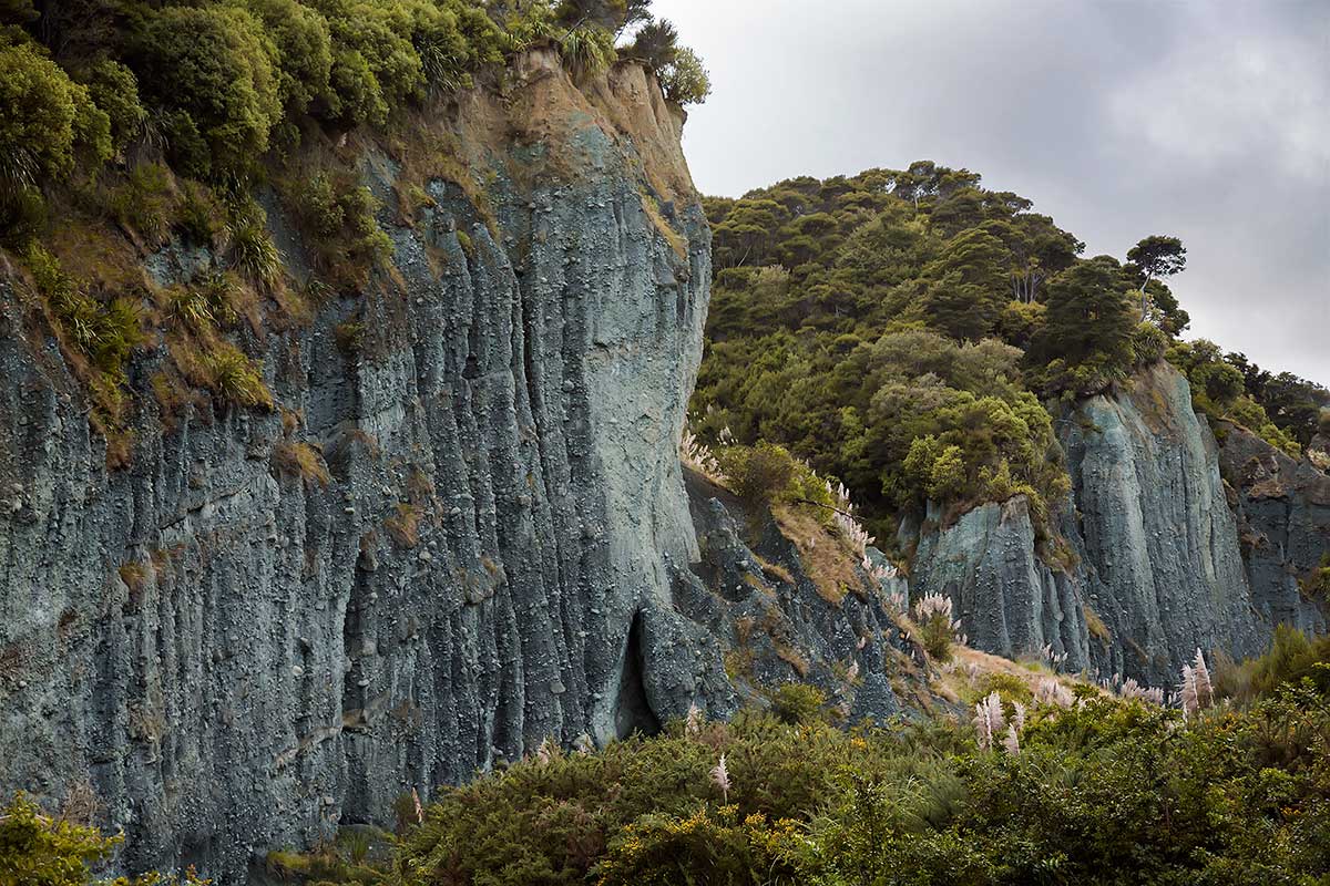 The Puntangirua Pinnacles in New Zealand.