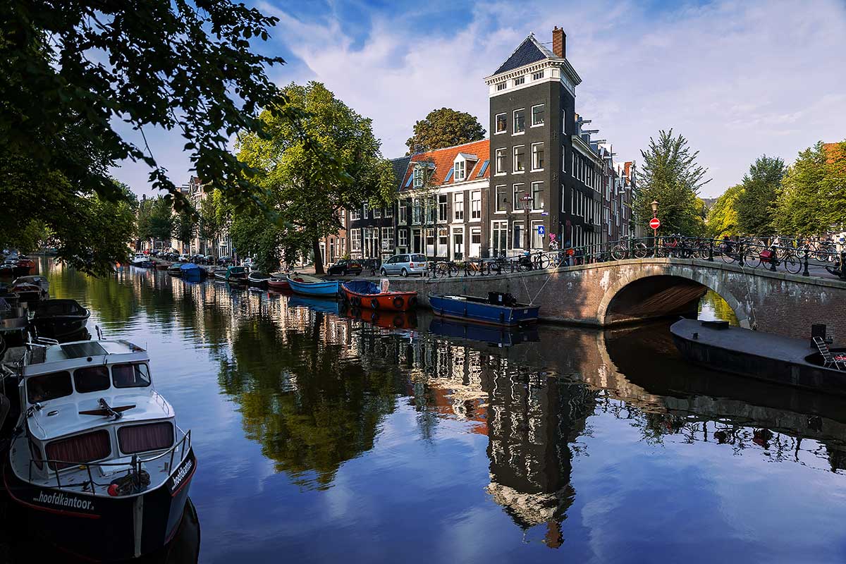 The Prinsengracht in Amsterdam is one of the most well-known Gracht's and the heart of the Canal Pride Parade.