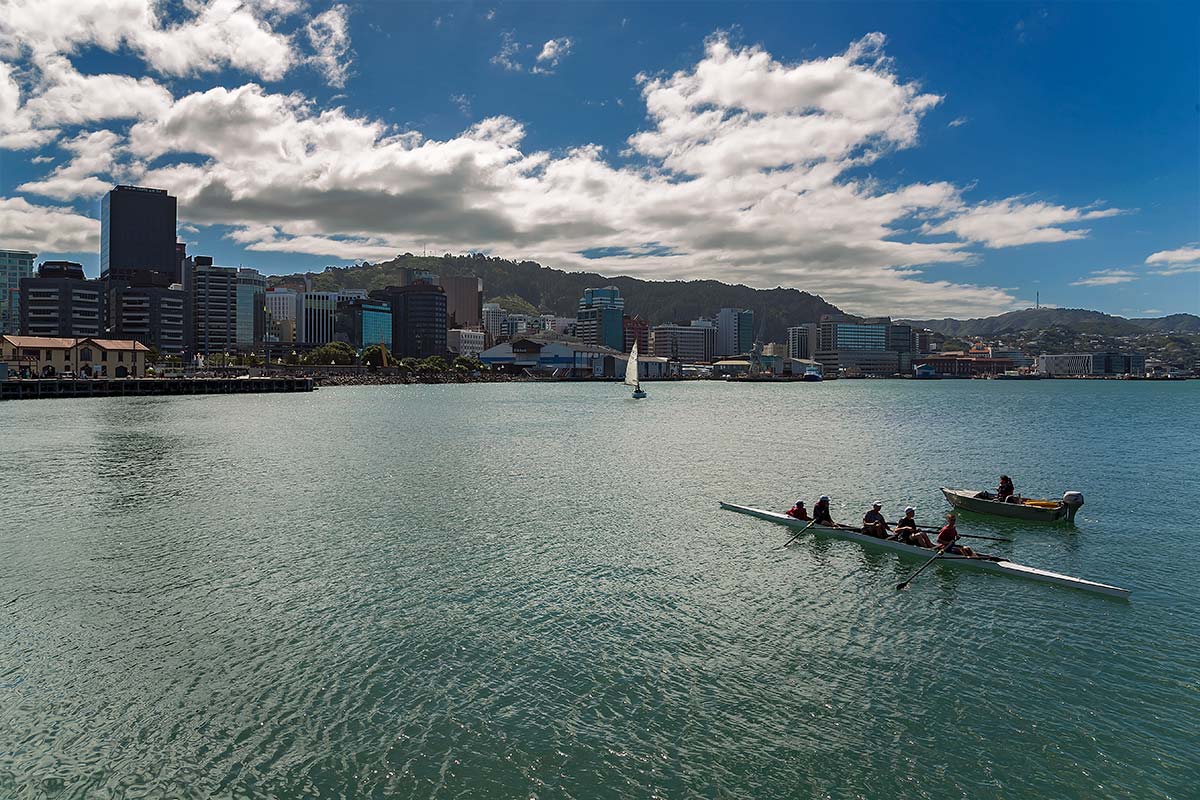 Paddling along the waterfront in a Kayak is also a good way to experience Wellington a different way.