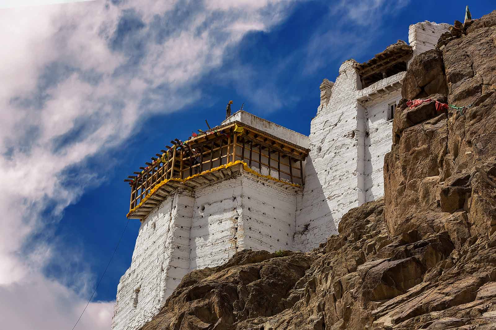 Namgyal Tsemo Gompa was founded in the early 15th century by King Tashi Namgyal.