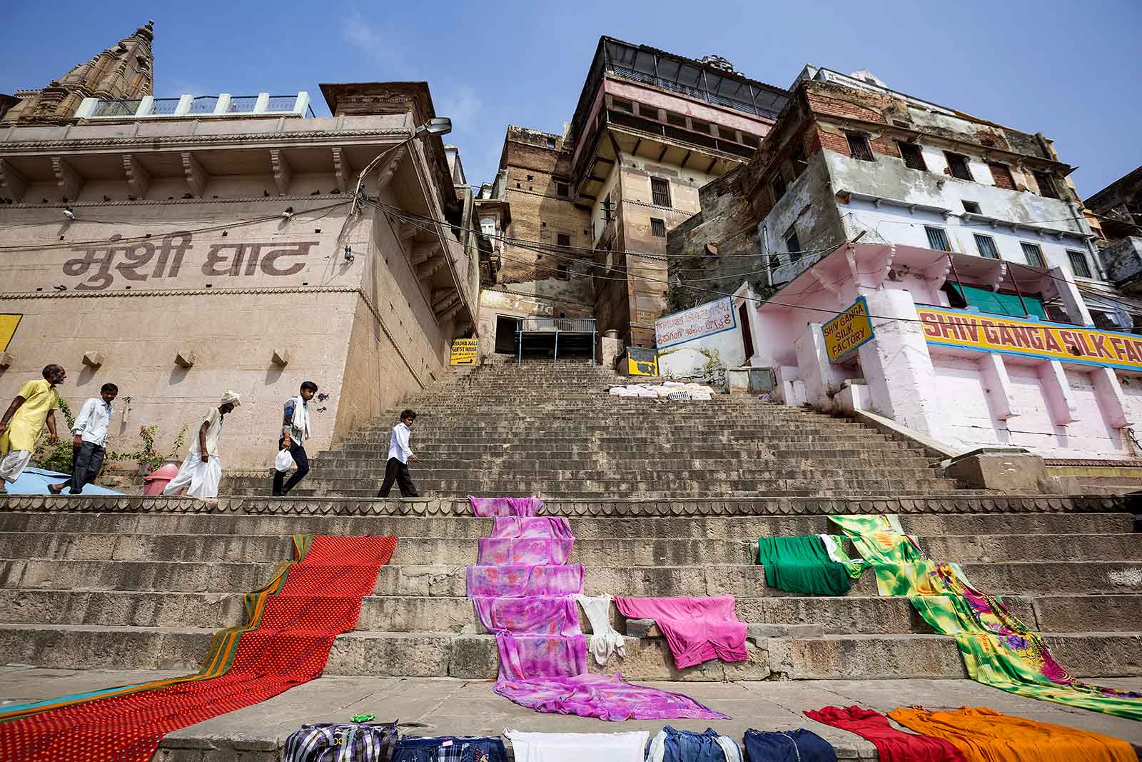 Taking a stroll along the Ghats in Varanasi is a must for every visitor.