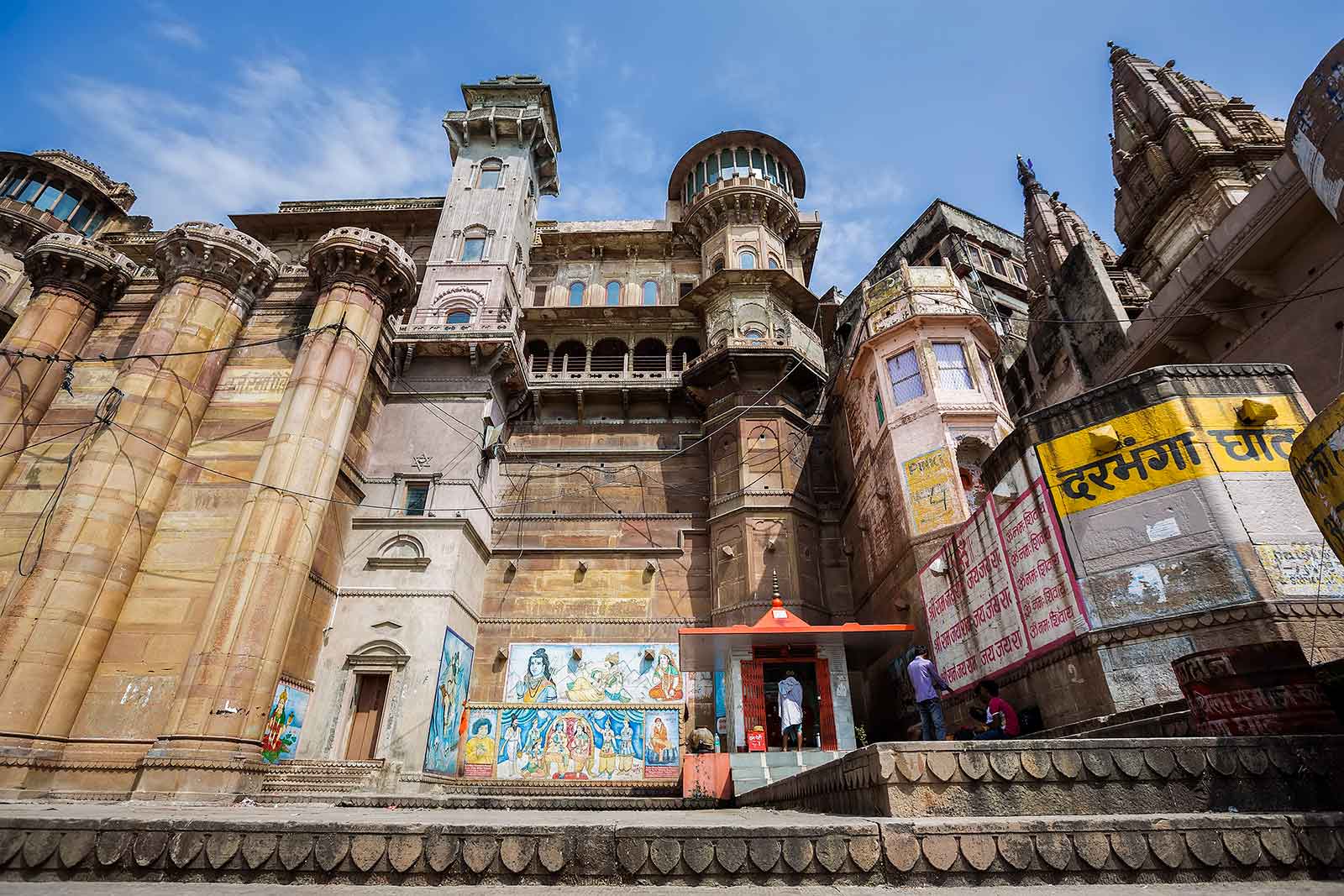 The view of the Varanasi skyline is breathtaking - especially from a boat.